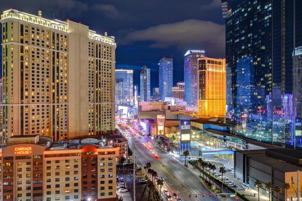 Balcony Full Strip View Suite Mgm Signature Free Valet Las Vegas Exterior photo